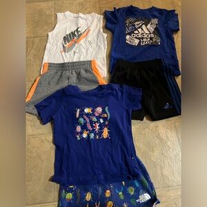 Toddler boys short sets